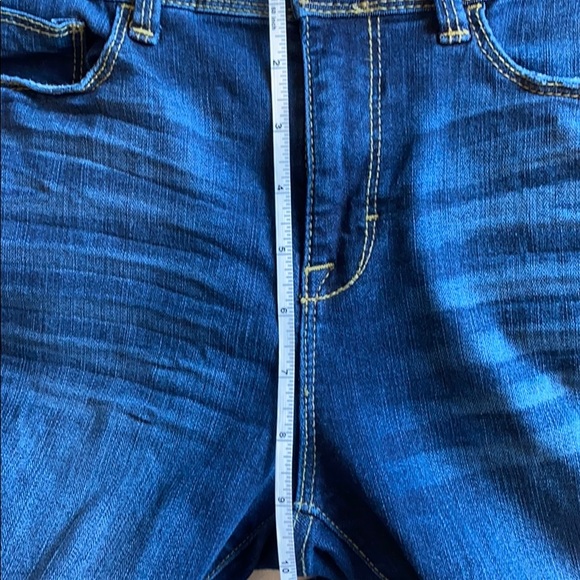 Jordache skinny blue jean raw hem - Picture 5 of 8